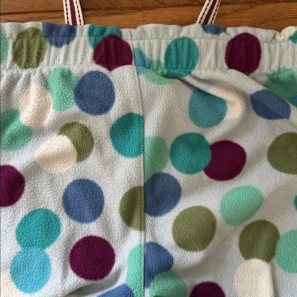 💤 OLD NAVY Kids Pajama Bottoms with Multicolor Polka Dots size medium 8 girls